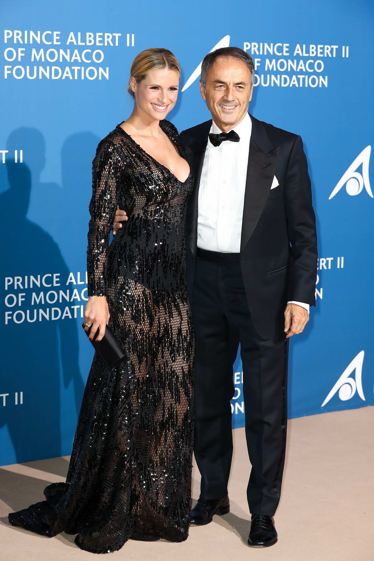 Michelle Hunziker Attends Monte Carlo Gala For The Global Ocean In