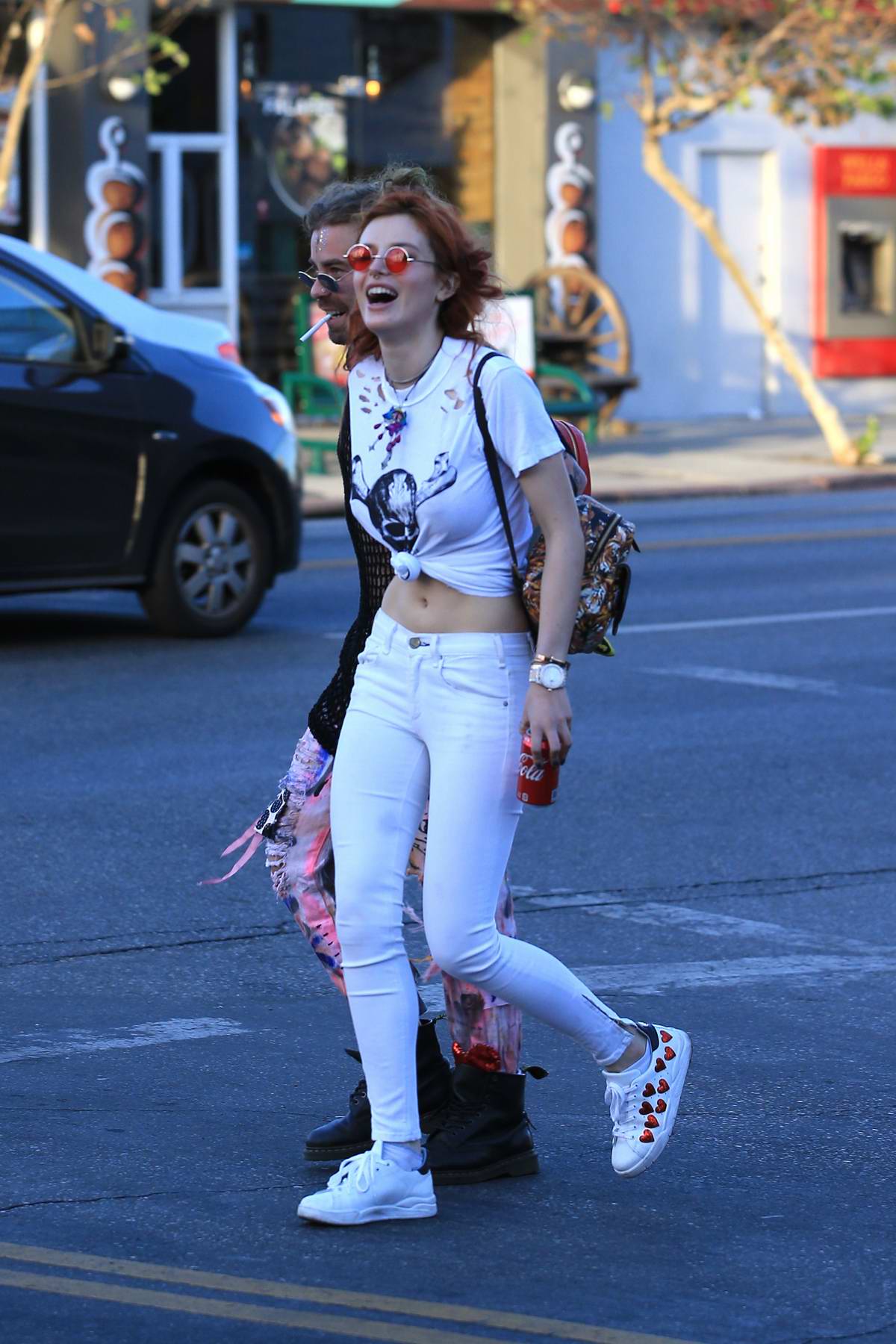 Bella Thorne was spotted leaving Body 
