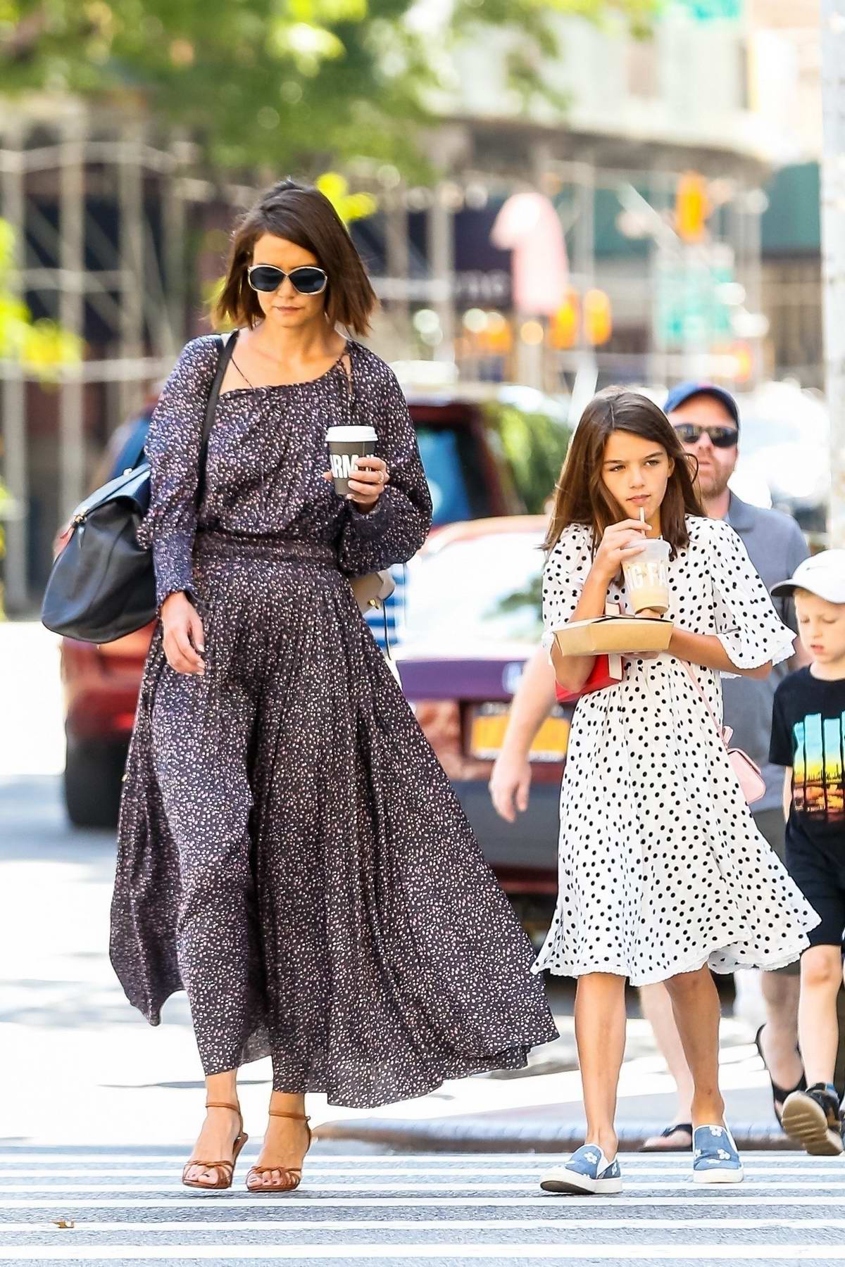Katie Holmes And Daughter Suri Cruise Take A Walk After Breakfast In Soho New York City 300818 6