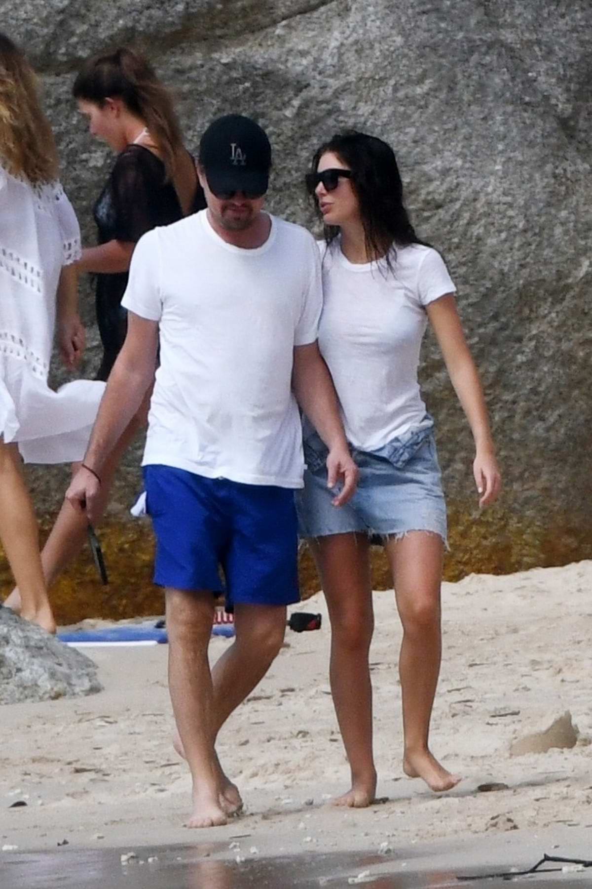 Camila Morrone And Leonardo Dicaprio Enjoys A Beach Day During Their Romantic Holiday In The 