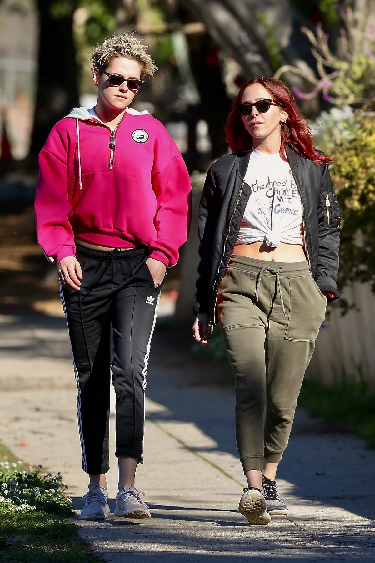 kristen stewart and girlfriend sara dinkin steps out for a morning hike