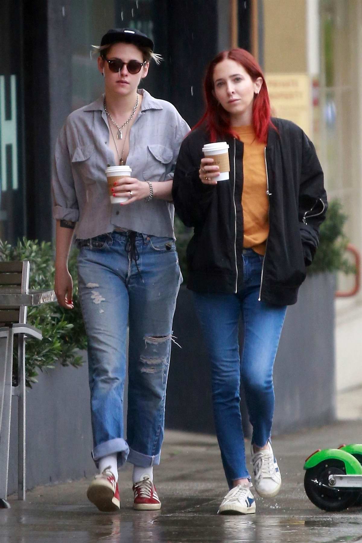 kristen stewart and girlfriend sara dinkin steps out for coffee in los