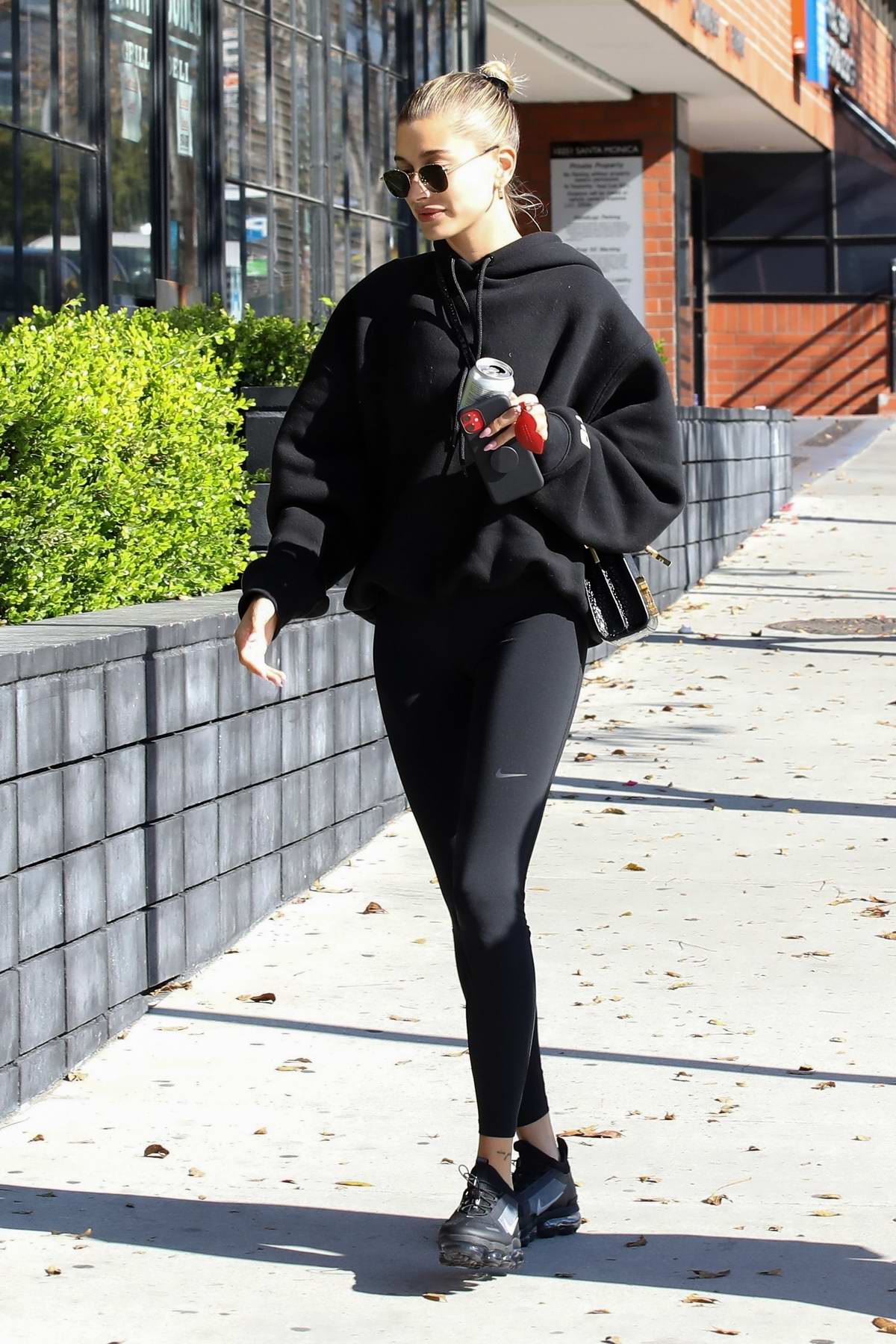 Hailey Bieber Shows Off Her Stunning Figure In A Black