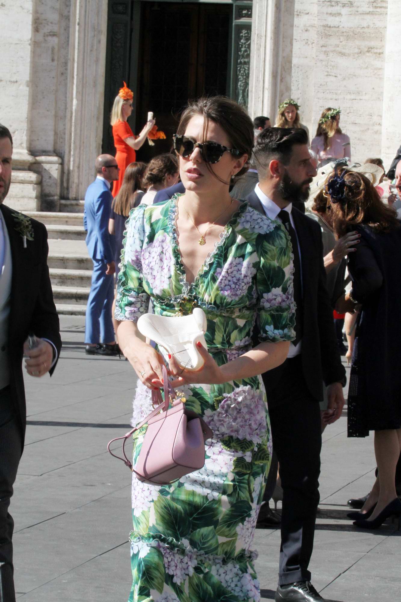 charlotte casiraghi with her new boyfriend dimitri, in rome for a ...