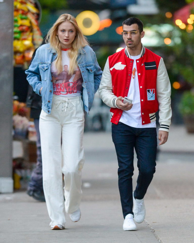 Sophie Turner and Joe Jones Taking a Walk in Manhattan