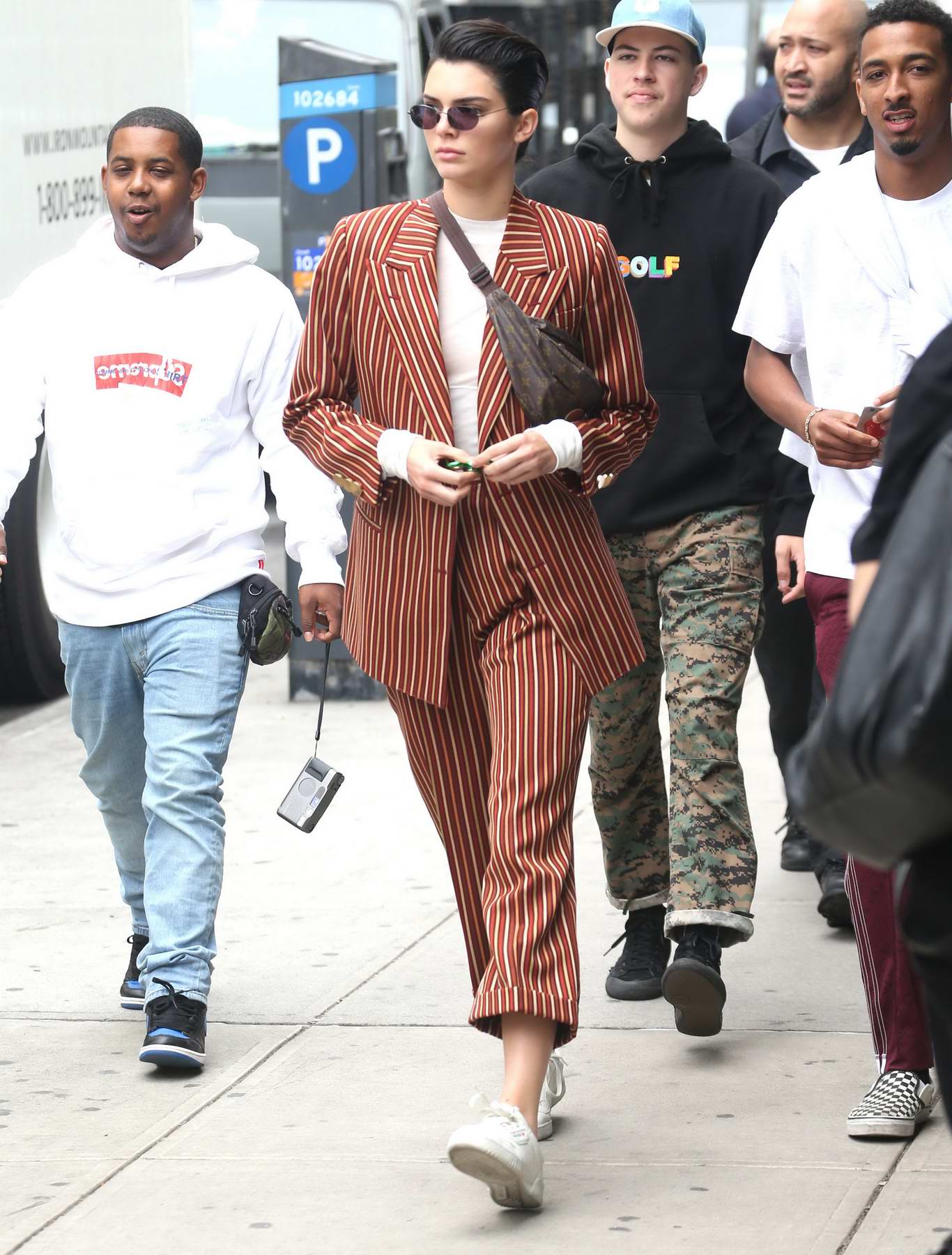 kendall jenner in stripped suit out and about in new york-040617_3
