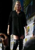 Charlize Theron at Entertainment Weekly's Women Who Kick Ass panel Comic Con International in San Diego