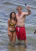 Chloe Bennet in a Bikini with Logan Paul in Hawaii