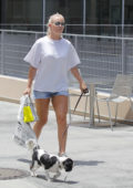 Lindsey Vonn out Shopping with her Dog in Beverly Hills