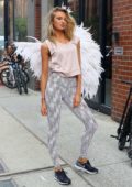 Romee Strijd ahead of a Victoria Secret Photoshoot at the Milk Studios in New York