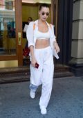 Bella Hadid dressed all white while out and about in New York