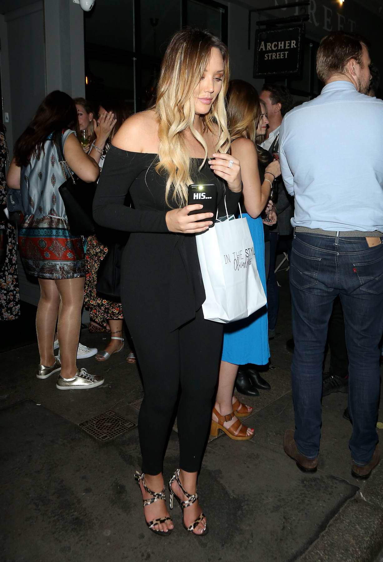 Charlotte Crosby makes an appearance at InTheStyle party in London