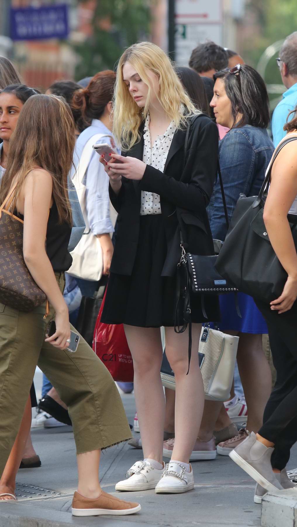 Elle Fanning Has the Ultimate Shoe for a Shopping Spree