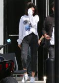 Kendall Jenner leaving a studio with friends in Culver City, Los Angeles