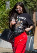 Kylie Jenner seen picking up munchies with a Friend at Blue Table in Los Angeles