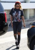 Rita Ora stops by the Meche Hair Salon in Beverly Hills, Los Angeles