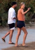 Toni Garrn spotted with a Mystery Man in Mykonos, Greece
