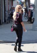 Emma Slater on her way to the dance studio in Los Angeles