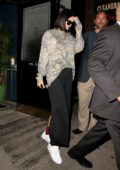 Kendall Jenner leaves Carbone restaurant in Soho, New York City