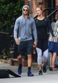 Nina Agdal is spotted packing on the PDA with Jack Brinkley-Cook in New York City