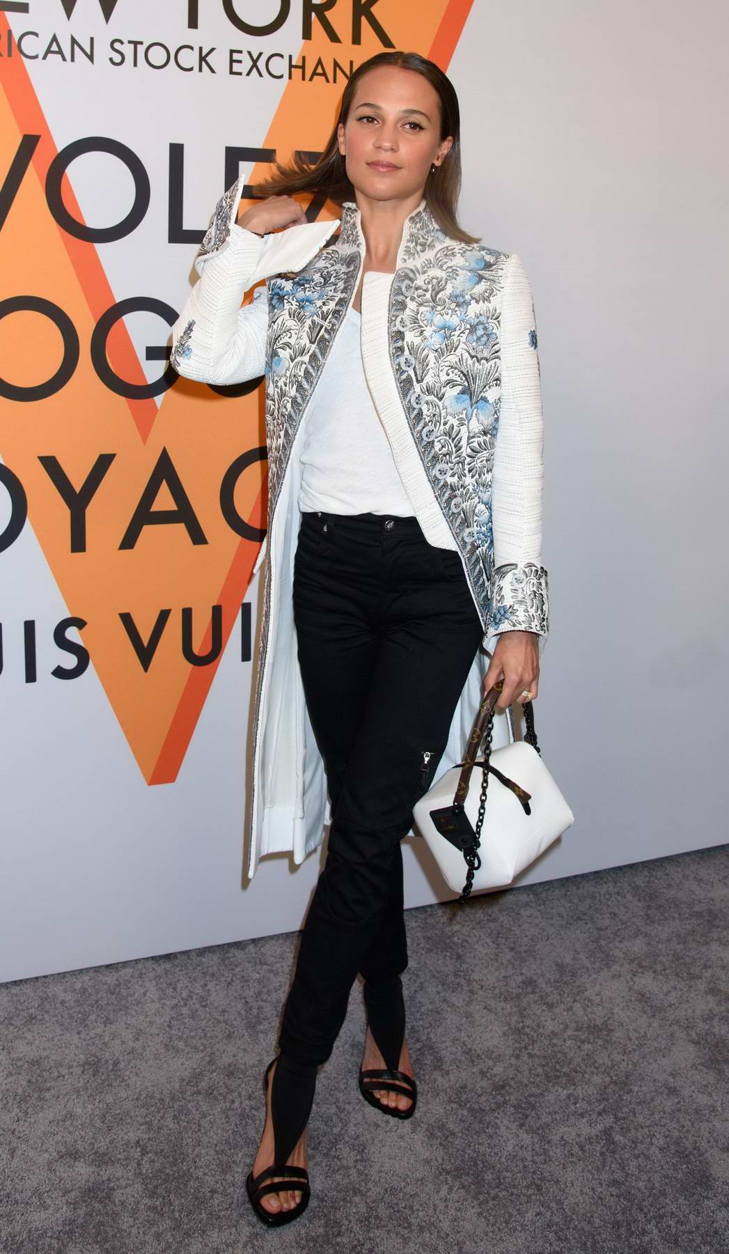 Alicia Vikander at Louis Vuitton Exhibition in NYC 2017