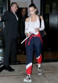 Bella Hadid enjoys a dinner date with her dad Mohamed Hadid at BondST in New York City