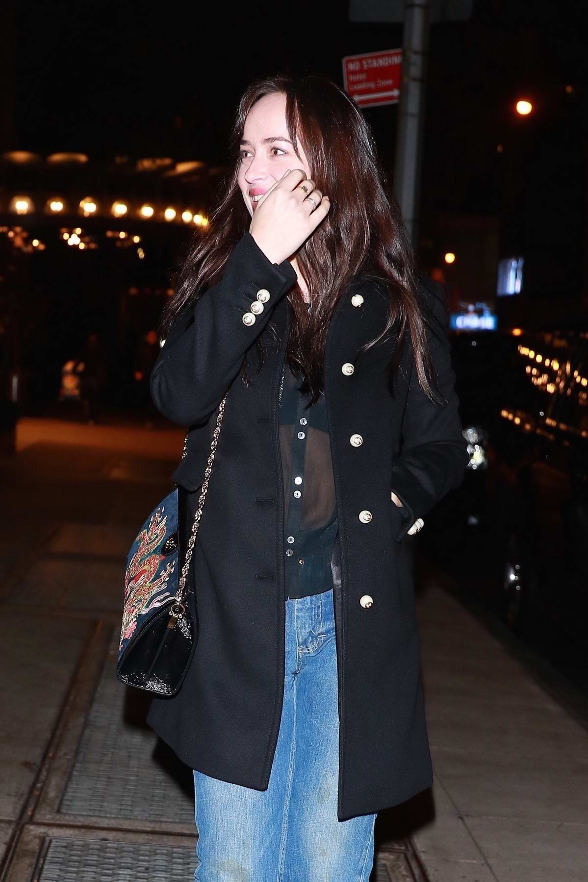 Dakota Johnson Leaving The Snl After Party At Tao Restaurant In New My Xxx Hot Girl 