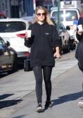 Dianna Agron heading to a gym in New York City