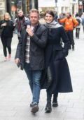 Gemma Arterton and boyfriend Rory Keenan enjoy a walk around town in Dublin, Ireland