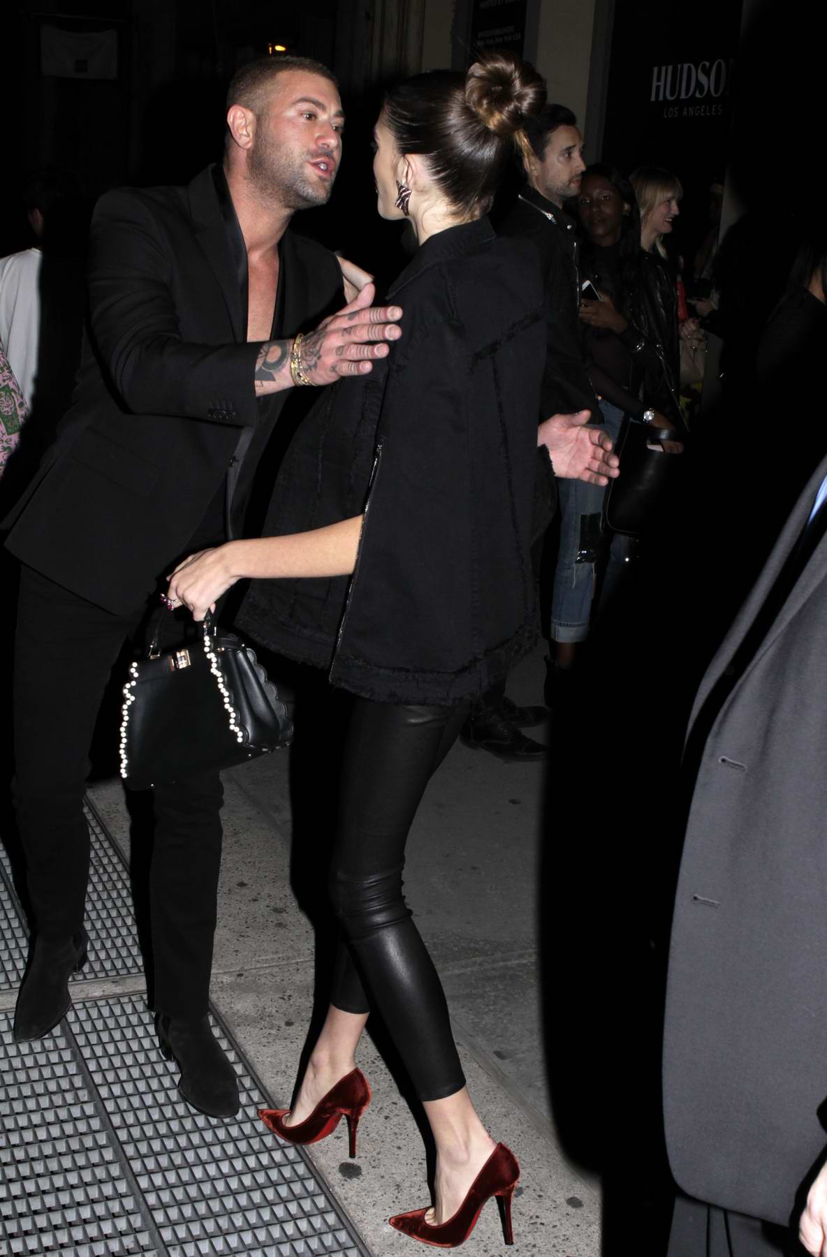 Gigi Hadid walks for the Brandon Maxwell Show during New York Fashion Week  in New York