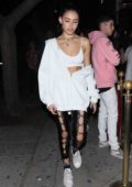 Madison Beer was spotted heading into Peppermint Nightclub with a friend during a night out in Los Angeles