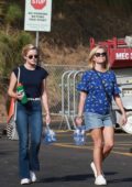 Reese Witherspoon and daughter Ava Phillippe seen at Tennessee's soccer game in Santa Monica, California