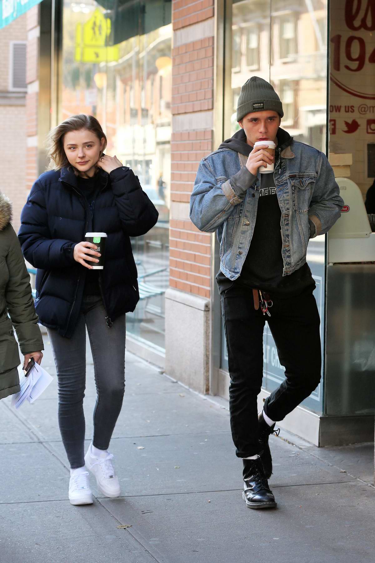 Chloe Grace Moretz & Brooklyn Beckham Arrive To Zinque Cafe Before Going On  A Jog 6.30.16 