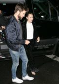 Miley Cyrus and Liam Hemsworth are spotted as they arrive to SNL after-party in New York