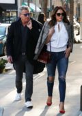Katharine McPhee and David Foster out for shopping in Beverly Hills, Los Angeles