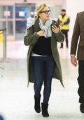 Kate Winslet makes a casual arrival at JFK airport in New York City