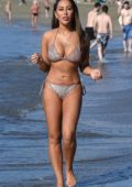 Sophie Kasaei is seen on holiday wearing a a bikini on the beach in Turkey
