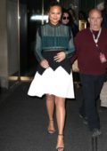 Chrissy Teigen spotted as she leaves NBC Studios after visiting 'Today Show' in New York City