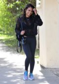 Christina Milian leaving the gym in Los Angeles