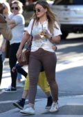 Hilary Duff and her son spotted out shopping with friends in Beverly Hills, Los Angeles