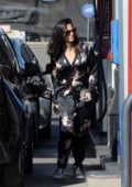 Olivia Munn spotted at a gas station in Los Angeles