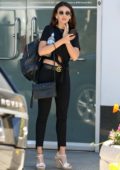 Michelle Keegan spotted in a black knotted top and skinny jeans while out in West Hollywood, Los Angeles