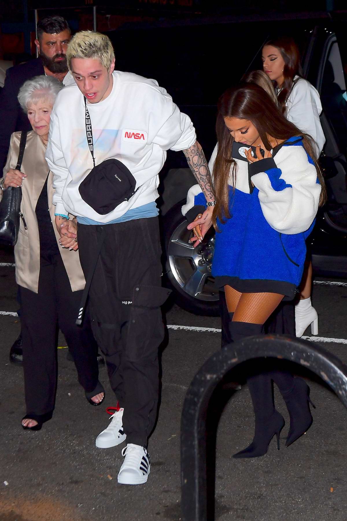 Ariana Grande heads to her birthday dinner with Pete Davidson