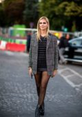 Chiara Ferragni attending Saint Laurent Show during Paris Fashion Week in Paris, France