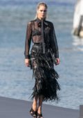 Doutzen Kroes walks the runway for the L'oreal Fashion Show during Paris Fashion Week in Paris, France
