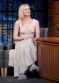 Elle Fanning makes an appearance on 'Late Night With Seth Meyers' in New York City