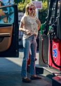 Emma Roberts stopped by a gas station while out running errands in Los Feliz, California