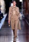 Kendall Jenner walks the runway at the Burberry Ready to Wear Spring/Summer 2019 Fashion Show during London Fashion Week in London, UK