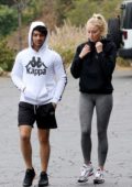 Sophie Turner and Joe Jonas head to the gym in Los Angeles