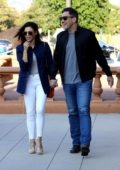Jenna Dewan and boyfriend Steve Kazee share a hug and hold hands while out together in Beverly Hills, Los Angeles